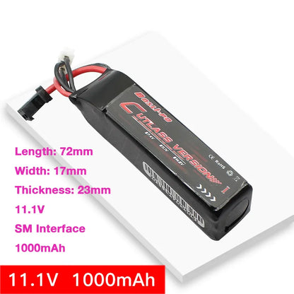 High-end 11.1V high-capacity lithium battery