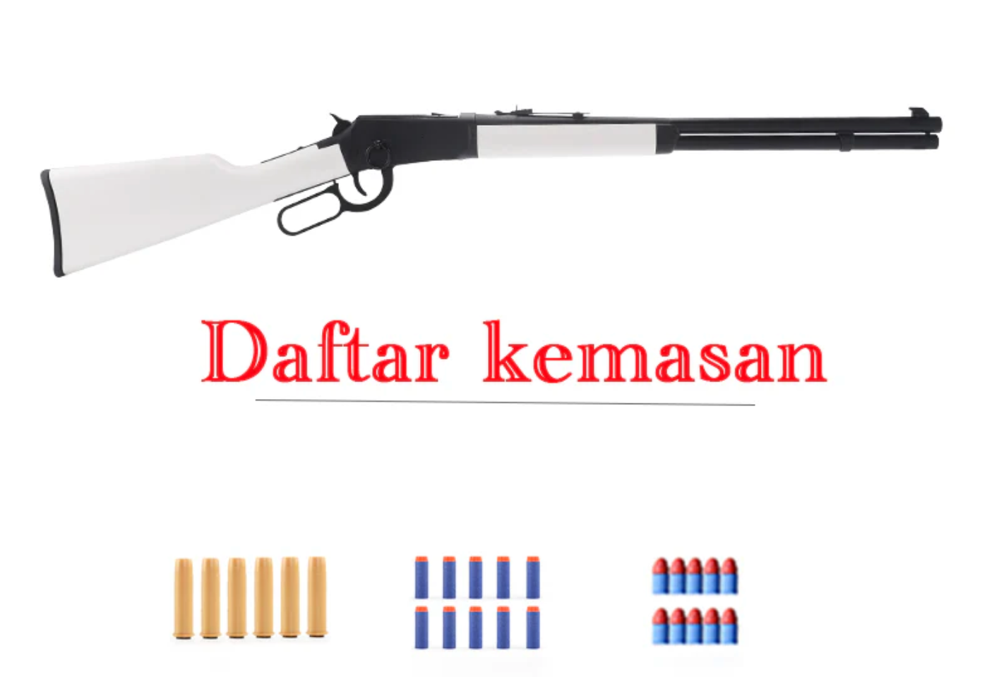 Winchester M1894 Toy Rifle Level Action Foam Dart Blaster GQH Shell Ejection