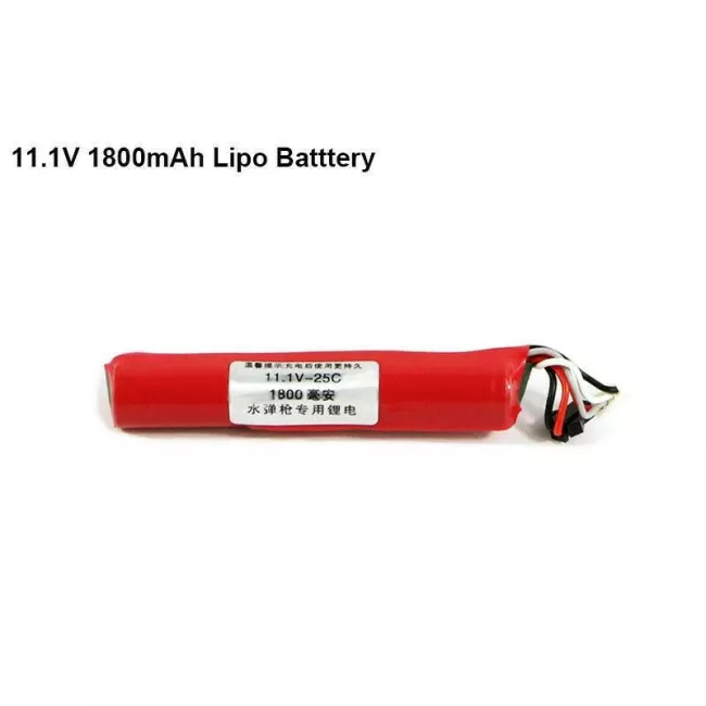 11.1v 1800mah Red lipo battery 25c Gel Blaster KWOLFSWAN