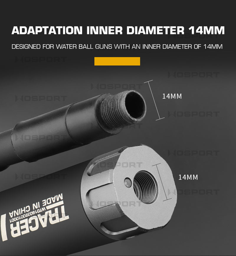 Flash Tracer 8.8CM 3.5in 14mm CCW Removable Battery