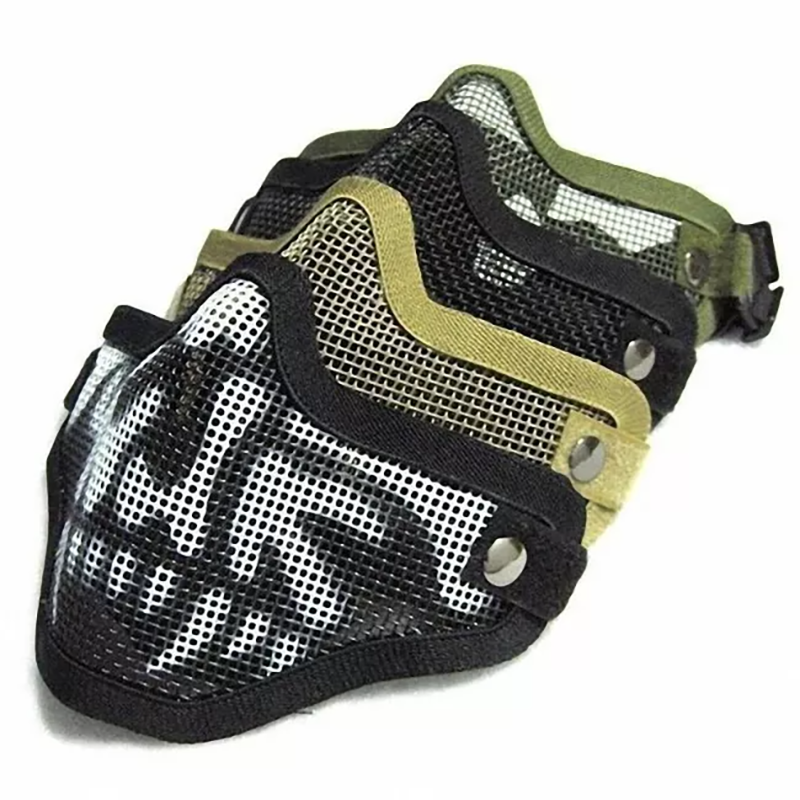 Gel Blaster Skirmish Equipment Strike Steel Half Face Tactical Mask
