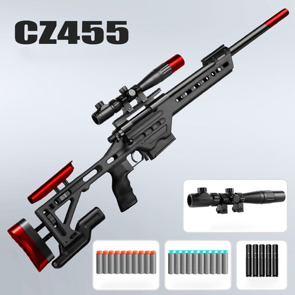 CZ455 Bolt Action Shell Ejecting Foam And Gel Blaster