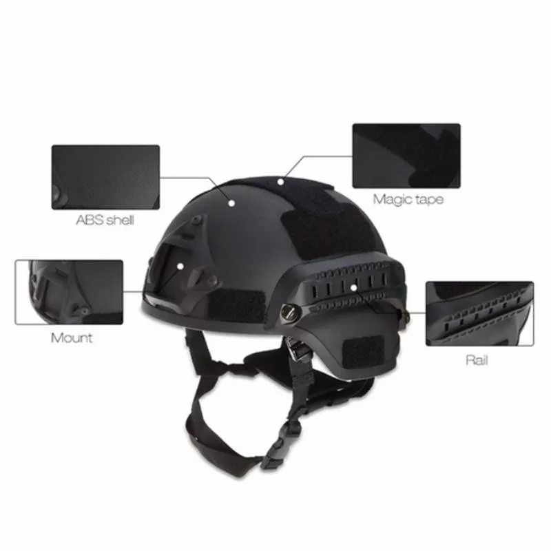 Camo MICH2000 Head Protective ABS Tactical Helmet