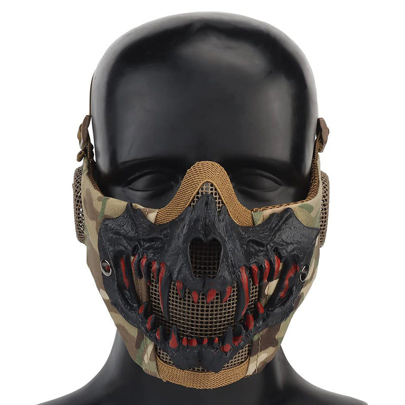 Tactical Foldable Mesh Skull Mask