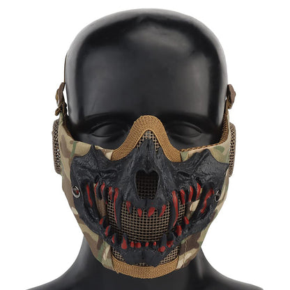 Tactical Foldable Mesh Skull Mask