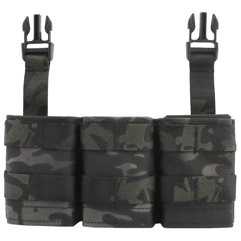 Tactical Triple 5.56 Front Panel Magazine Pouch