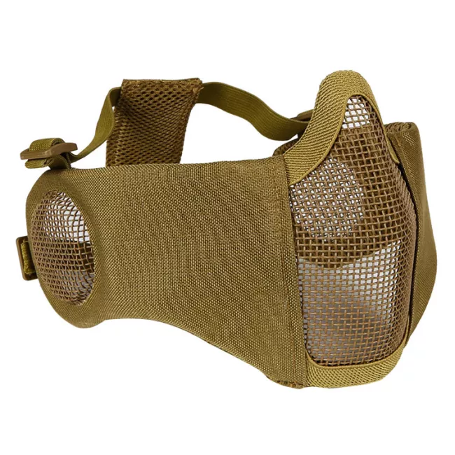 V1 Steel Mesh Tactical Protective Mask with Ears Protection