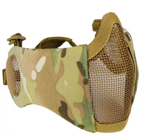 V1 Steel Mesh Tactical Protective Mask with Ears Protection
