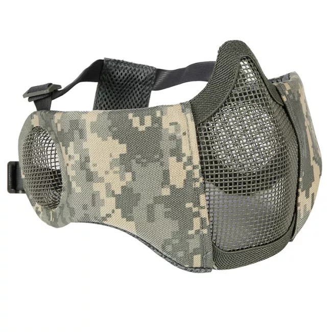 V1 Steel Mesh Tactical Protective Mask with Ears Protection