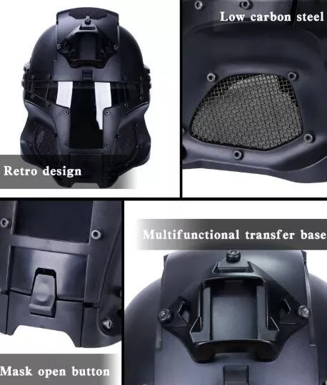 WST Full Face Medieval Tactical Helmet